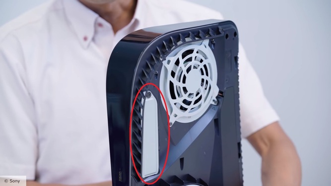 افزایش فضای ذخیره سازی پلی استیشن 5