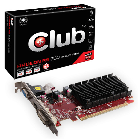 Club 3D Radeon R5 230 2GB Noiseless Edition 01