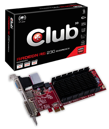 Club 3D Radeon R5 230 PCIe x1 01