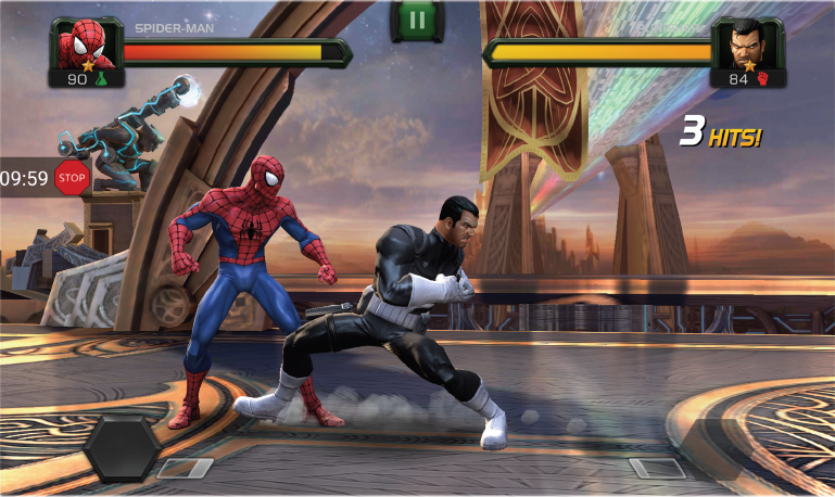 محیط بازی Marvel Champion Shot  در iPhone 6