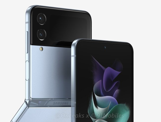 اولین رندرهای غیر رسمی از گوشی تاشوی Galaxy Z Flip 4 سامسونگ