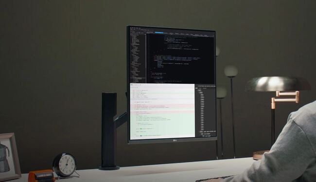 مانیتور lg ergo برای کدنویسی