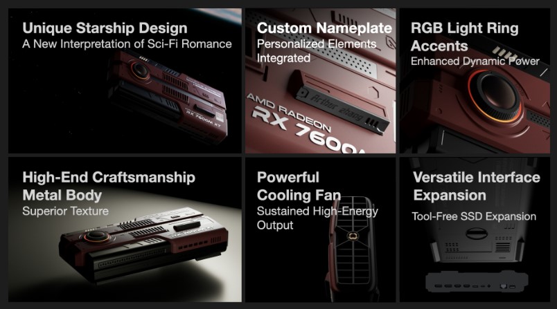 مشخصات کارت گرافیک اکسترنال Radeon RX 7600M XT